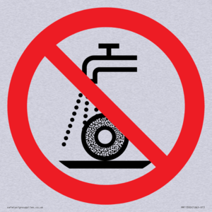Prohibition: Do not use for wet grinding